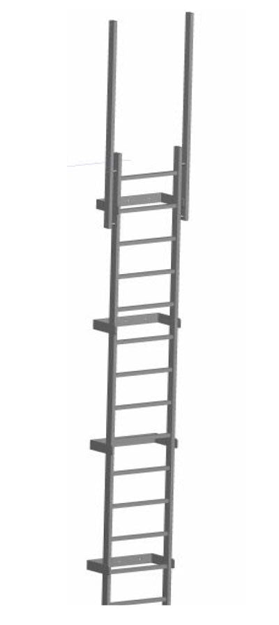 Zarges Fixed Access Ladder With Walkthrough