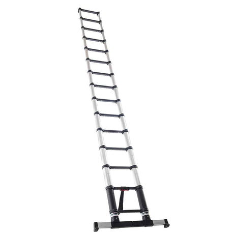 Ladder fully extended to 15 rungs